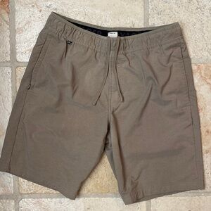 VOYAGER hybrid Shorts Men’s Brown Active Hiking Gym Gorpcore outdoors Size M